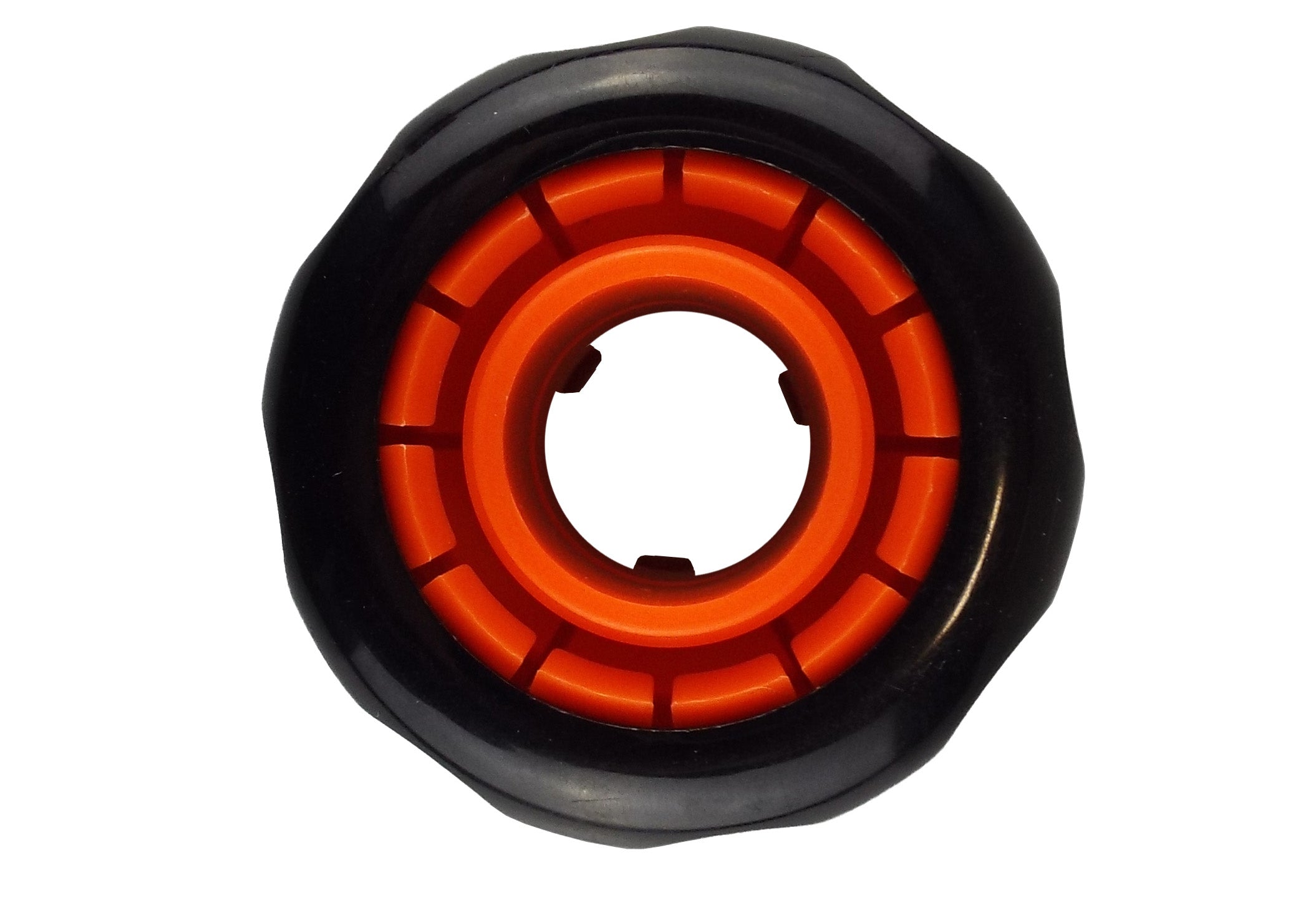 Female Hose Connector Max Flo 1" Hose Black/Orange
