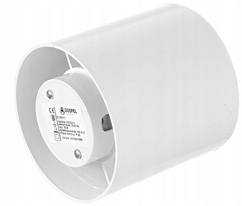 Euro 3 In Line Bathroom Fan 150mm