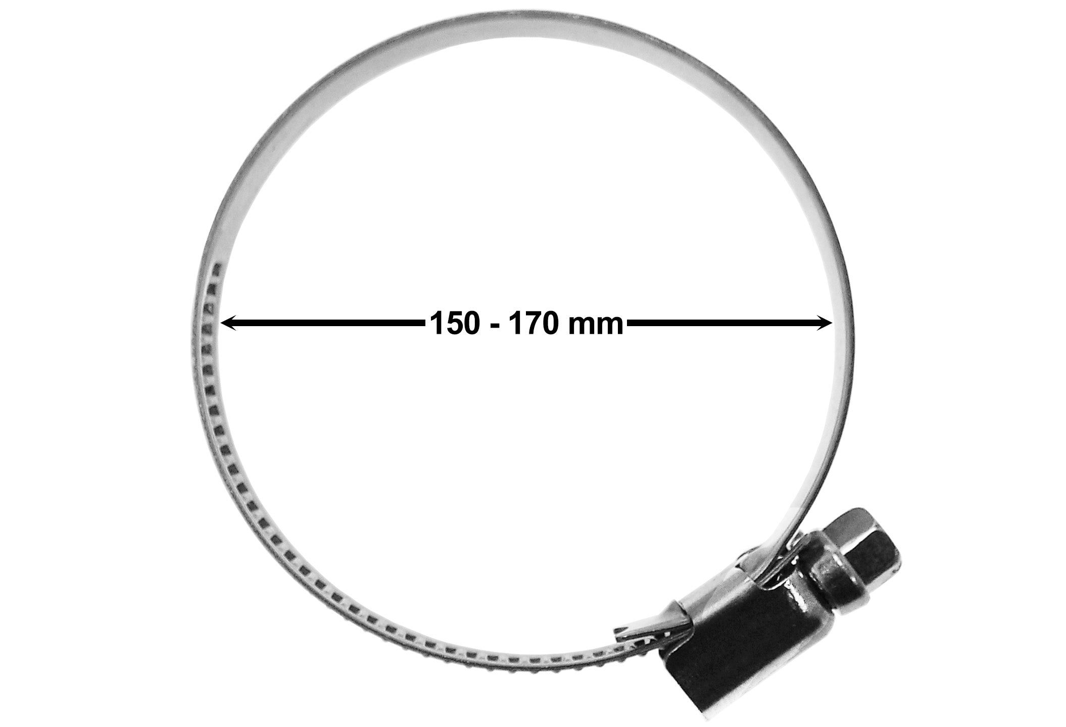 A2 Hose Clip 150mm-170mm