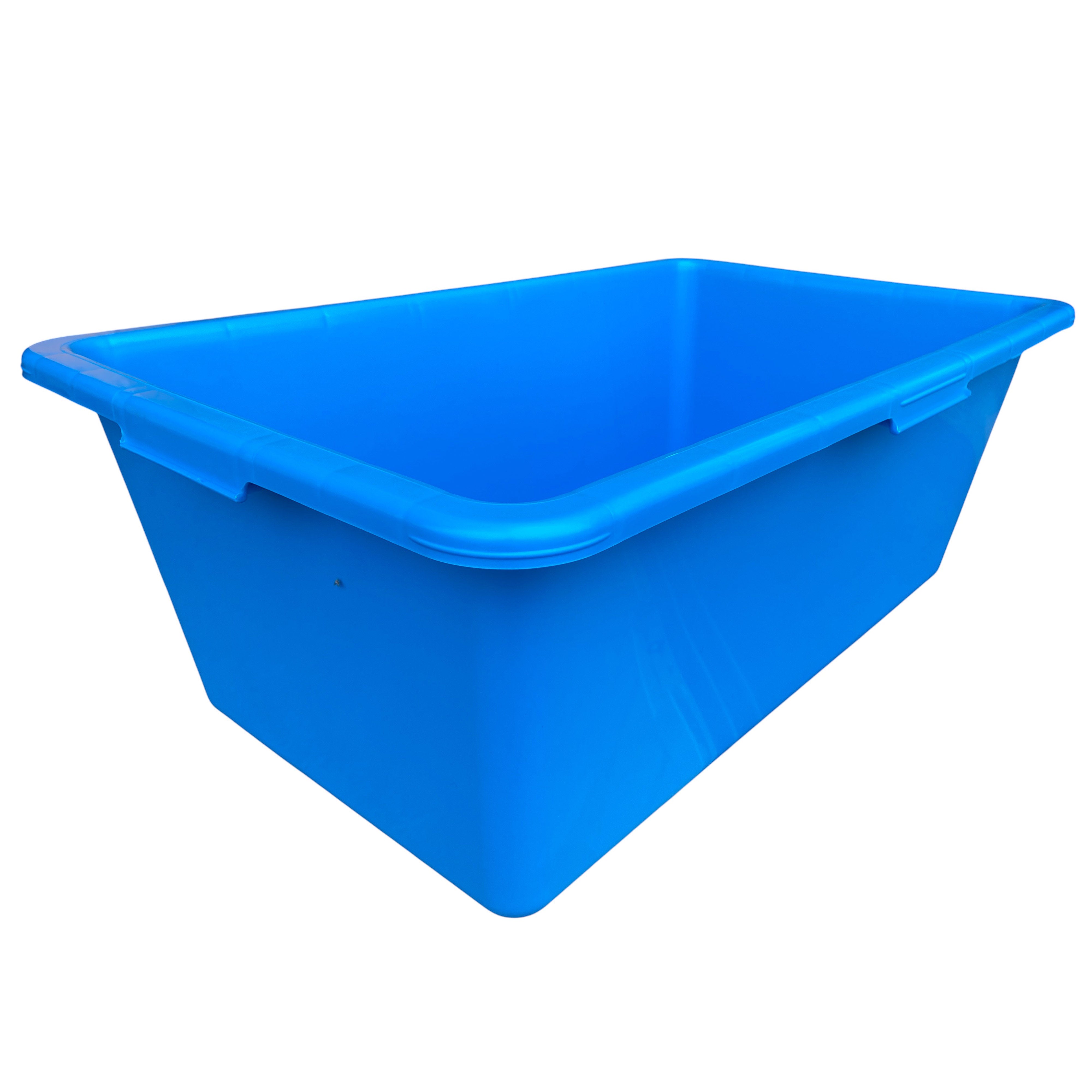 Blue Dog Bath with Drain Valve (Black)