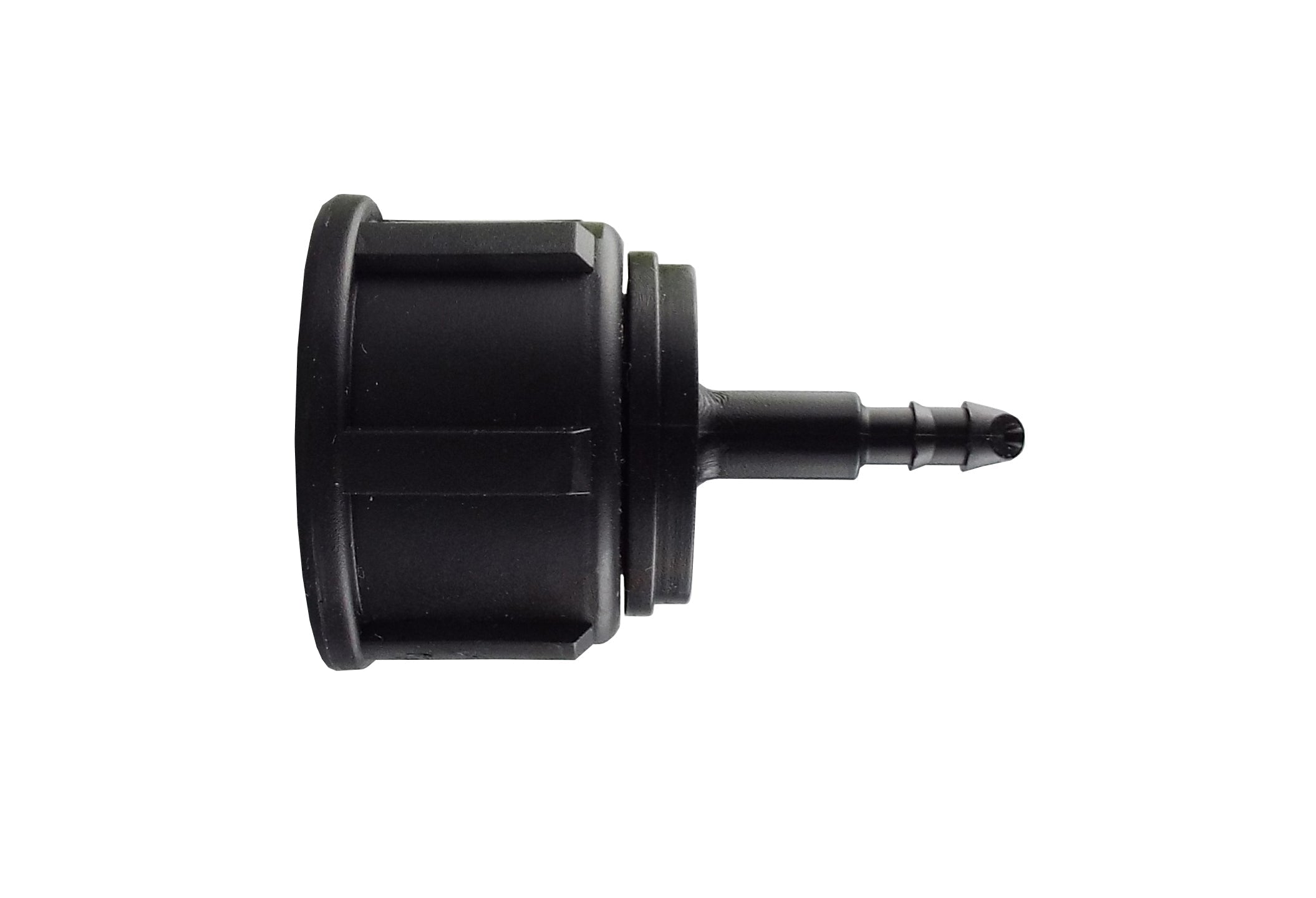 4-Way Valved Splitter Lime with Two Quick Connect, 4mm Barb and 16mm Barb Outlet
