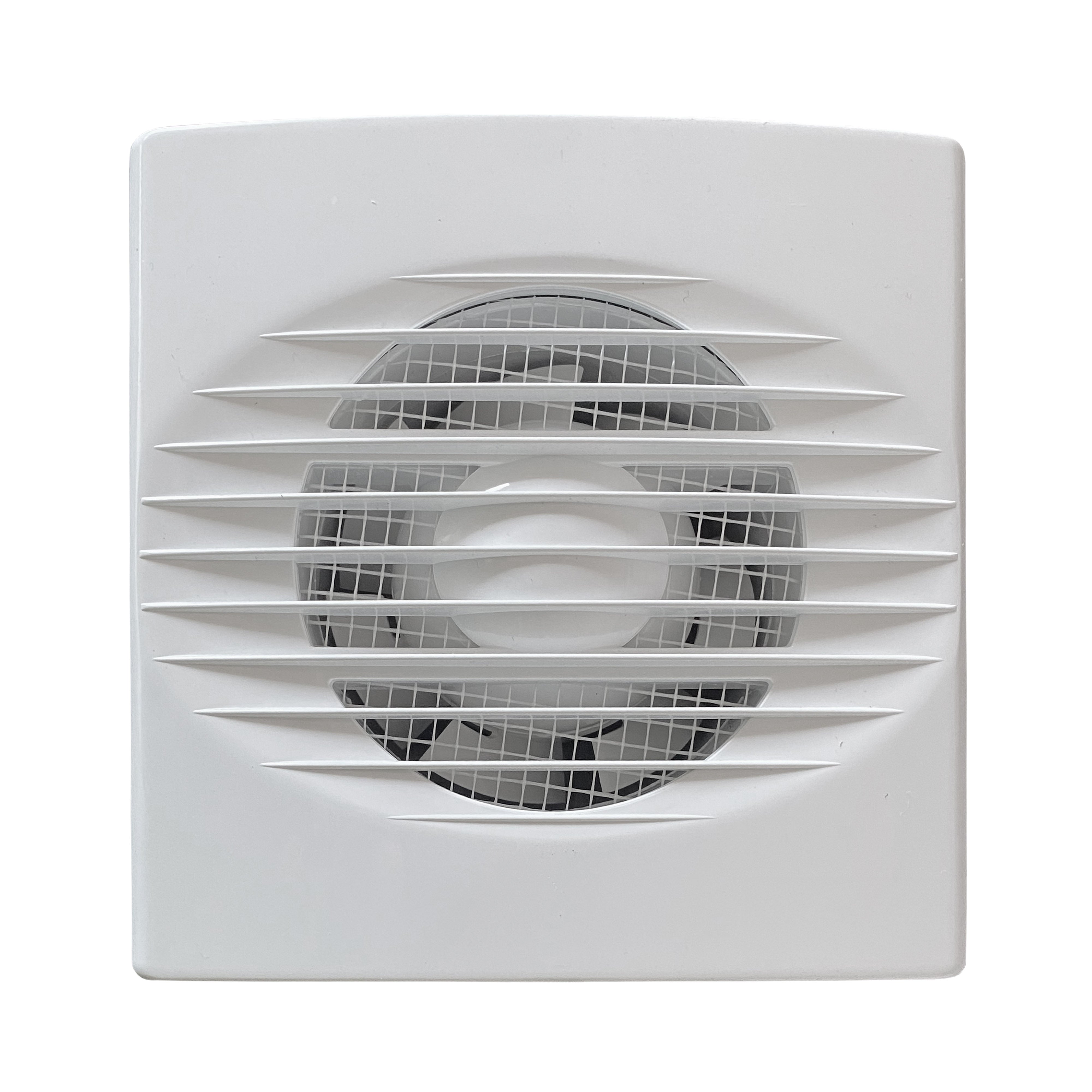 Through Wall Ventilation Kit RICO Timer and Humidistat Fan with Graphite External Vent
