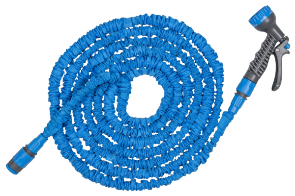 Expanding Trick Hose 7.5m - 22m Blue